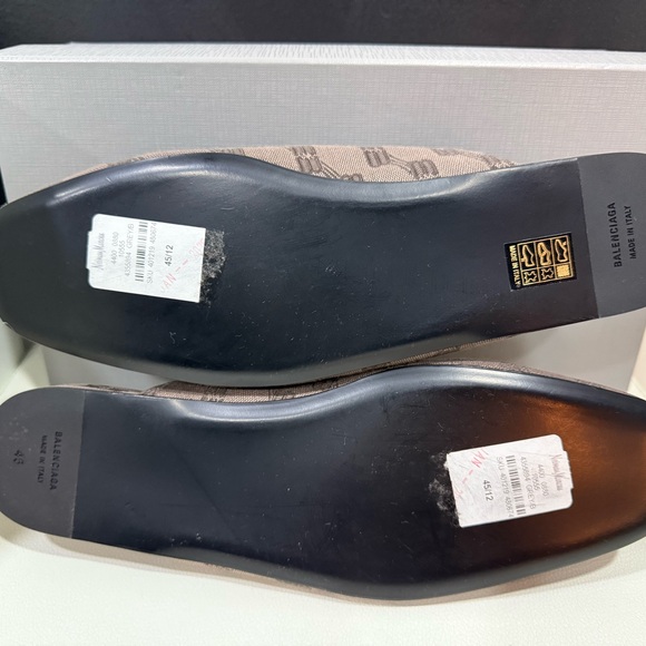 Balenciaga men 'BB' Cosy Monogram Mules in Dark Mink Grey ( brand new as 45) - Picture 5 of 5